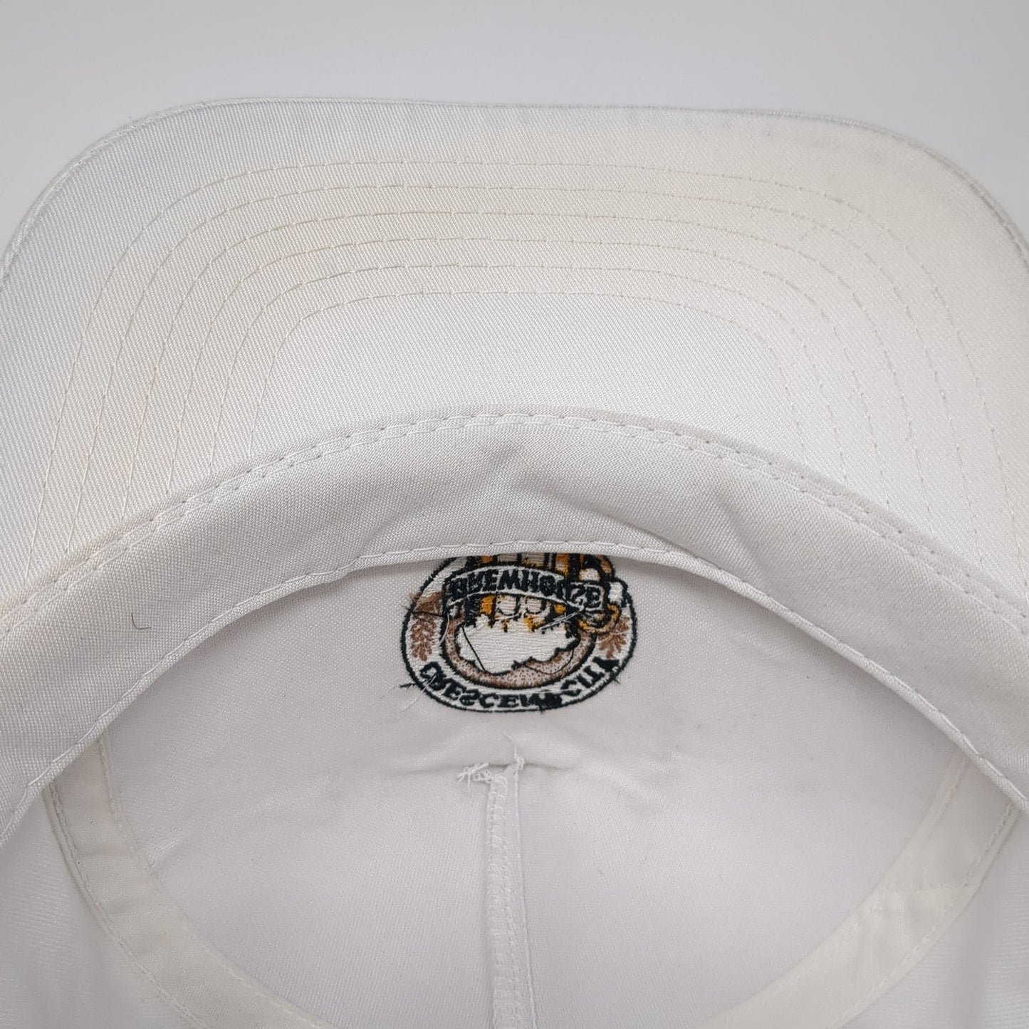 Crescent City Snapback Hat White One Size Adjustable Embroidered Rope Young An