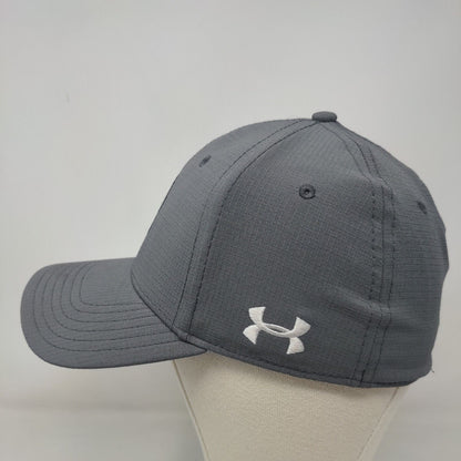 Under Armour Men's Fitted Hat Gray S-M Embroidered Seton Hall Pirates Logo