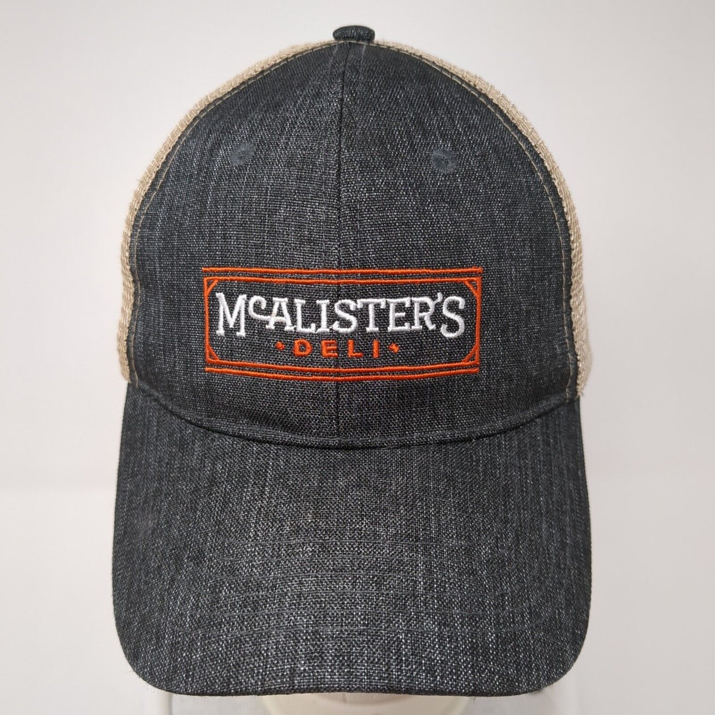 Mcalister's Deli Strapback Trucker Hat Multi OS Adjustable Mesh Back The Ice Box