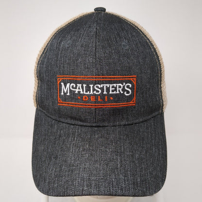 Mcalister's Deli Strapback Trucker Hat Multi OS Adjustable Mesh Back The Ice Box
