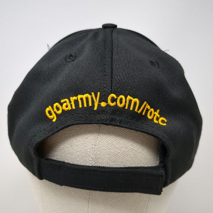Baseball Cap Black One Size US Army ROTC Leadership Excellence Strapback Hat USA