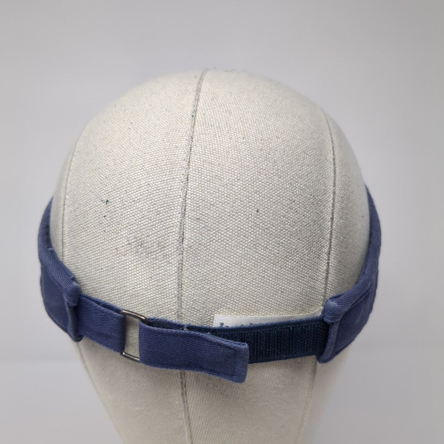 Gap Strapback Sun Visor Hat Blue M/L Adjustable Lightweight Embroidered Cotton