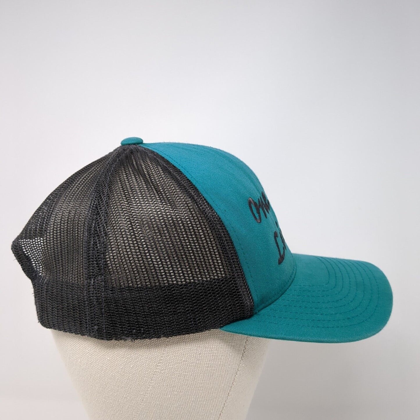 One Life Live It Snapback Trucker Hat Green One Size Mesh Back 6 Panel