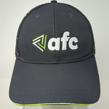 CapAmerica Baseball Cap Gray One Size Perforated Performance Golf AFC Logo Hat