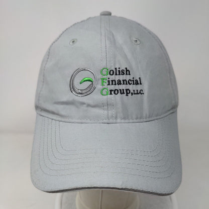 Golish Financial Group Strapback Hat Greenish Gray One Size Sope Creek