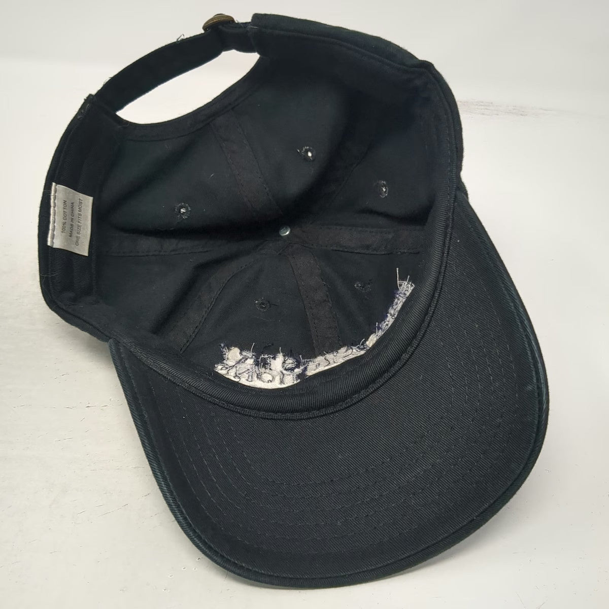Tapestry Solutions Boeing Company Baseball Cap Black One Size Hat Slideback