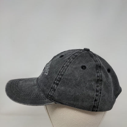Wildwood Crest New Jersey Est. 1910 Strapback Hat Gray Embroidered Lucky 7