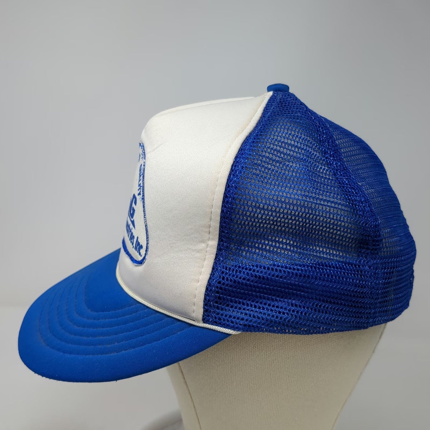 Civic Caps Trucker Hat Blue One Size Guerdon Industries Inc Mesh Back Snapback