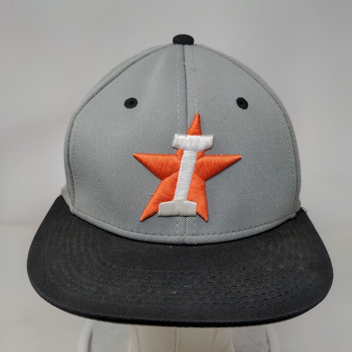 The Game Pro Fitted Hat Gray Small Embroidered I Star 5th Anniversary Logo