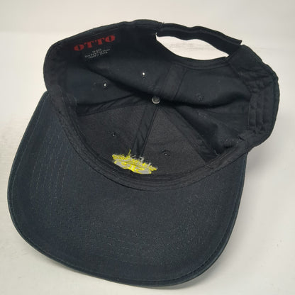 Otto Baseball Cap Black One Size Sunriver Oregon Embroidered Adjustable Hat