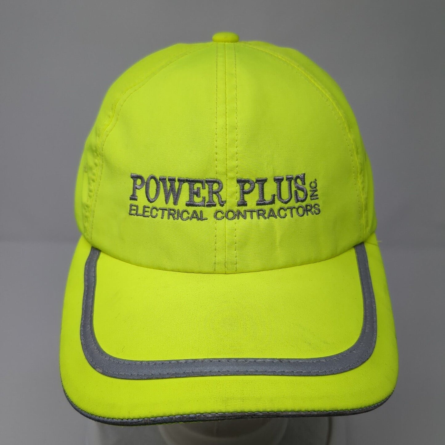 Power Plus Inc Electrical Contractors Strapback Hat Green One Size