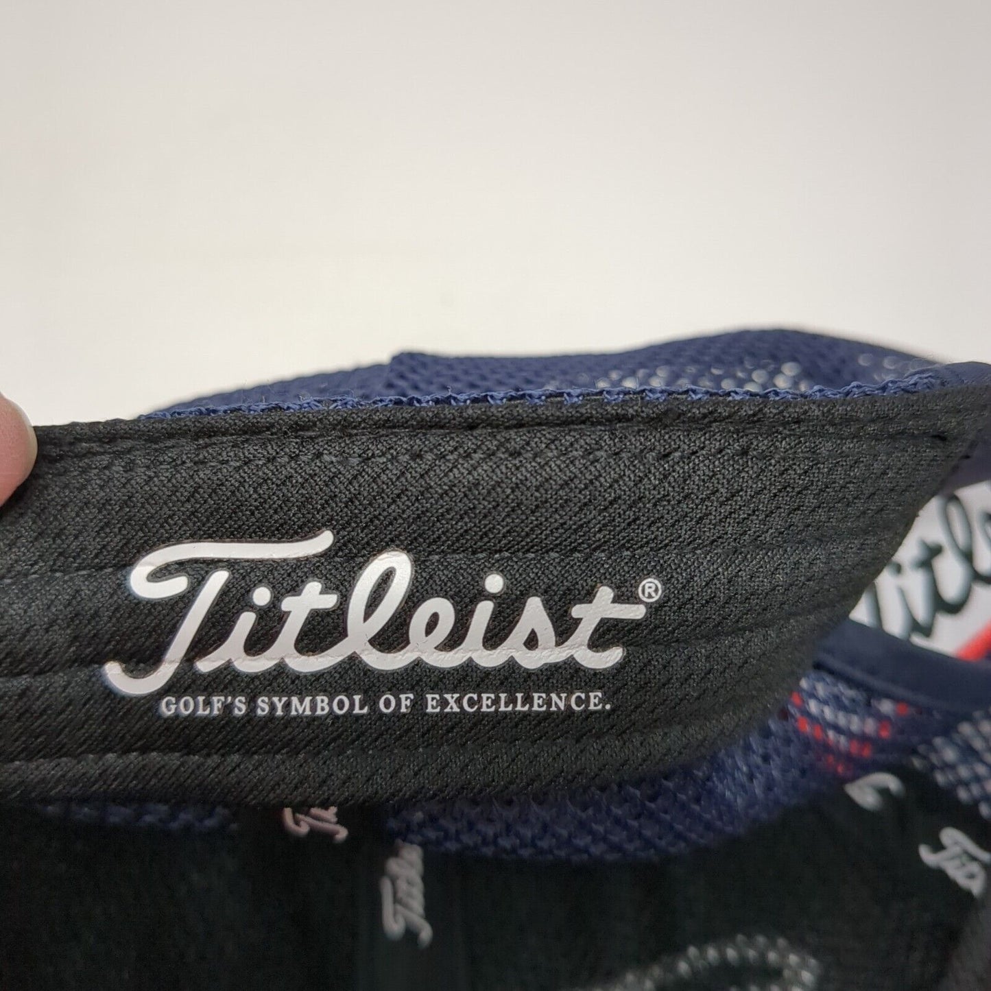Titleist Snapback Trucker Hat Blue One Size Mesh Back Solid Adjustable