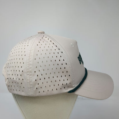 NameBrand Trucker Hat Beige One Size Boise Co-Op Market Rooster Laser Cut Rope