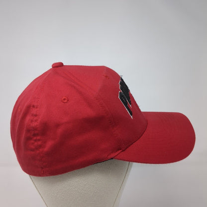Park Hill Fitted Hat Red Small-Medium Embroidered Flexfit Yupoong