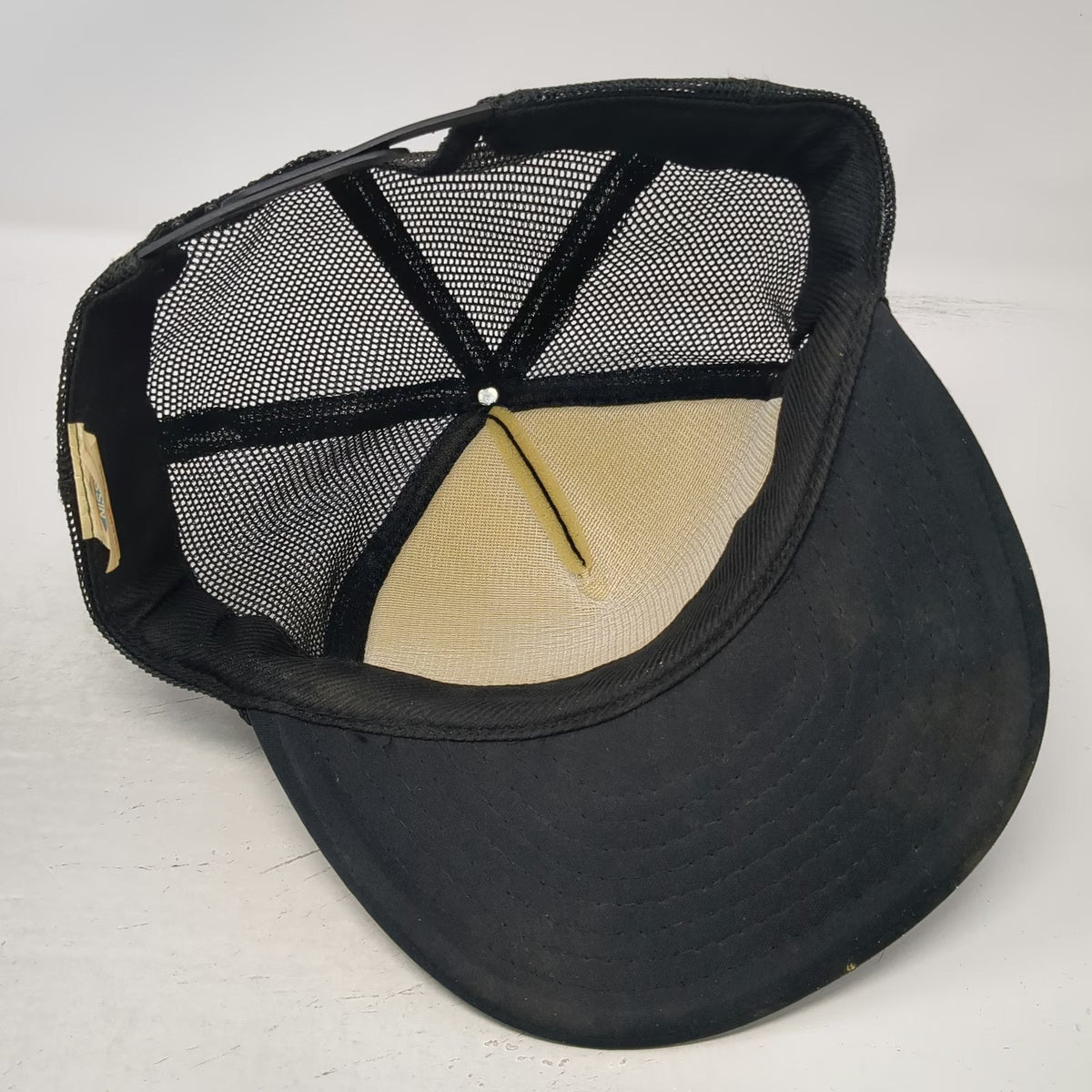 Nissin Cap Trucker Hat Black One Size Rammell Valley Pack Moose Idaho Rope