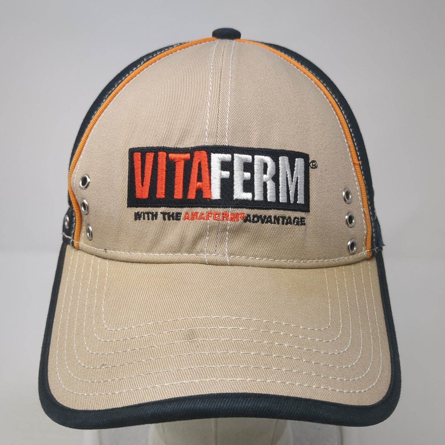 VitaFerm Slideback Hat Multi One Size Adjustable Colorblock Vent Holes