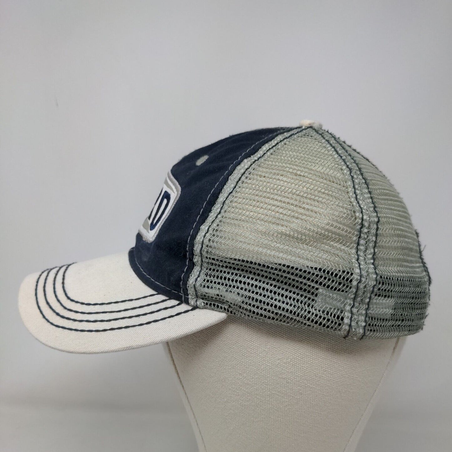 Ford Men's Snapback Mesh Back Hat Blue Adjustable Embroidered Logo