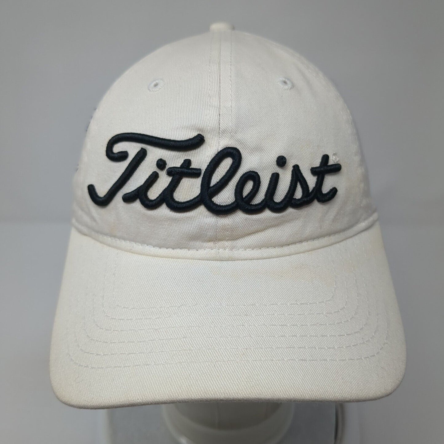 Titleist Regatta Bay Slideback Golf Hat White OS Adjustable Embroidered 6 Panel