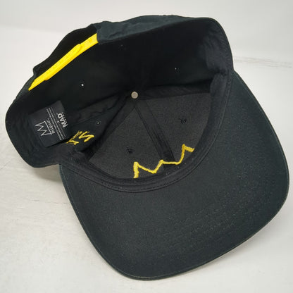 Mad Engine Basquiat Crown Snapback Black Hat One Size Not For Sale Embroidered