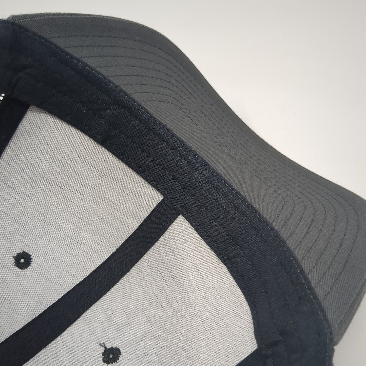 The Classics Yupoong Snapback Mesh Back Trucker Hat Gray One Size Blank