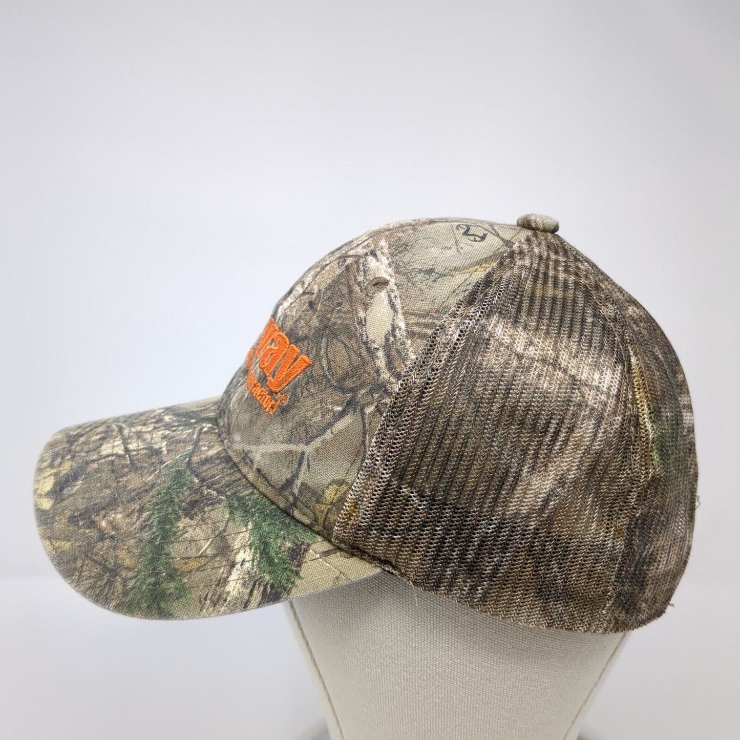 Nu Way Everything For The Contractor Strapback Trucker Hat Camo OS Mesh Back OC