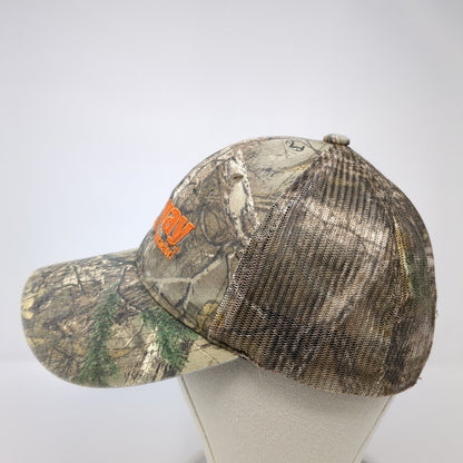 Nu Way Everything For The Contractor Strapback Trucker Hat Camo OS Mesh Back OC