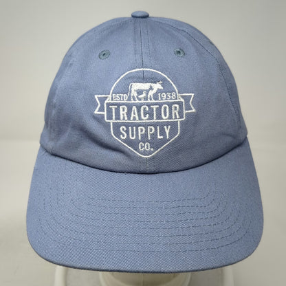 Tractor Supply Co Baseball Cap Blue One Size Slideback Cow Graphic Cotton hat