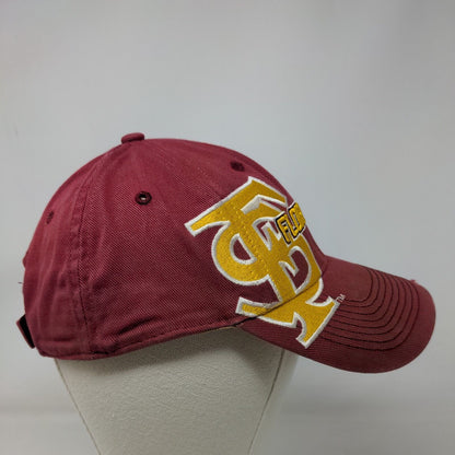 Drew Pearson Men's Strapback Hat Red Size OSFA Florida State Seminoles Logo