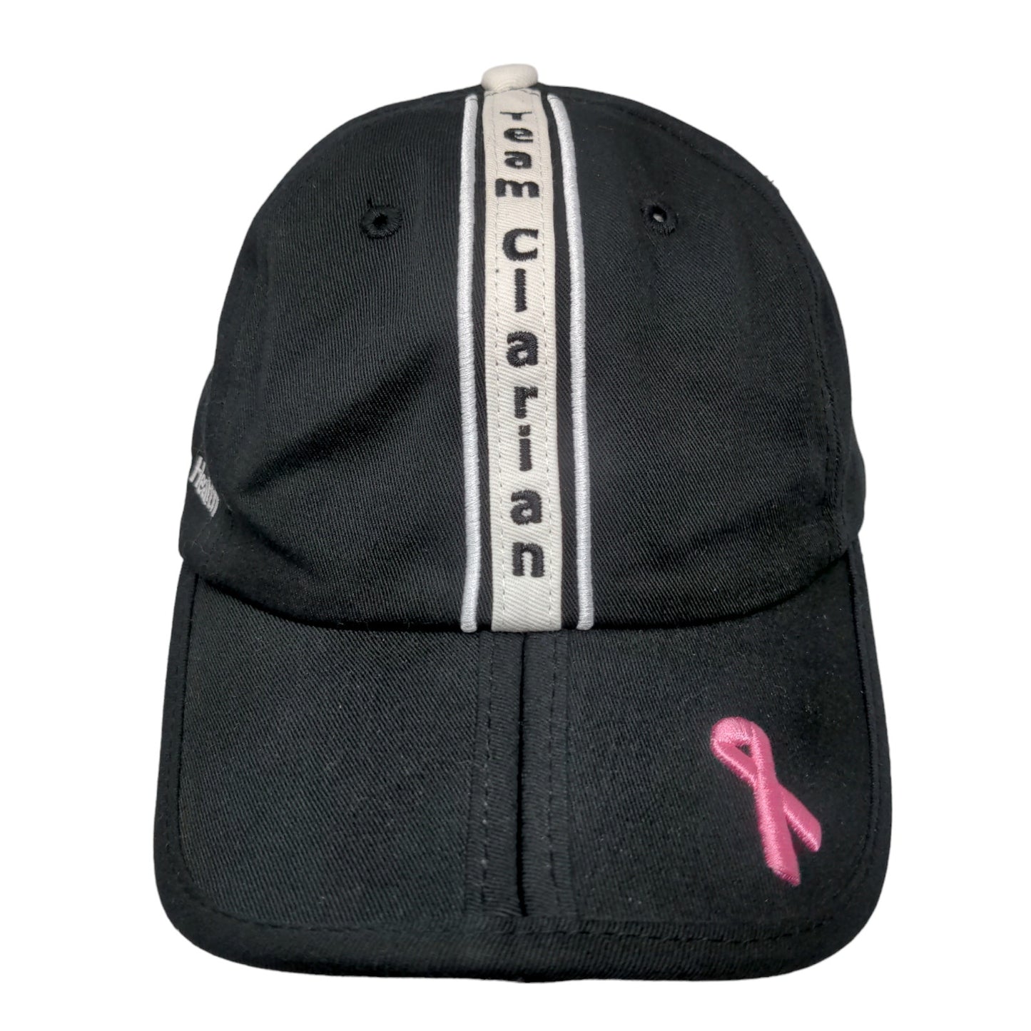 Clarian Health Men's Strapback Hat Black OSFA Race for the Cure 2008 Logo