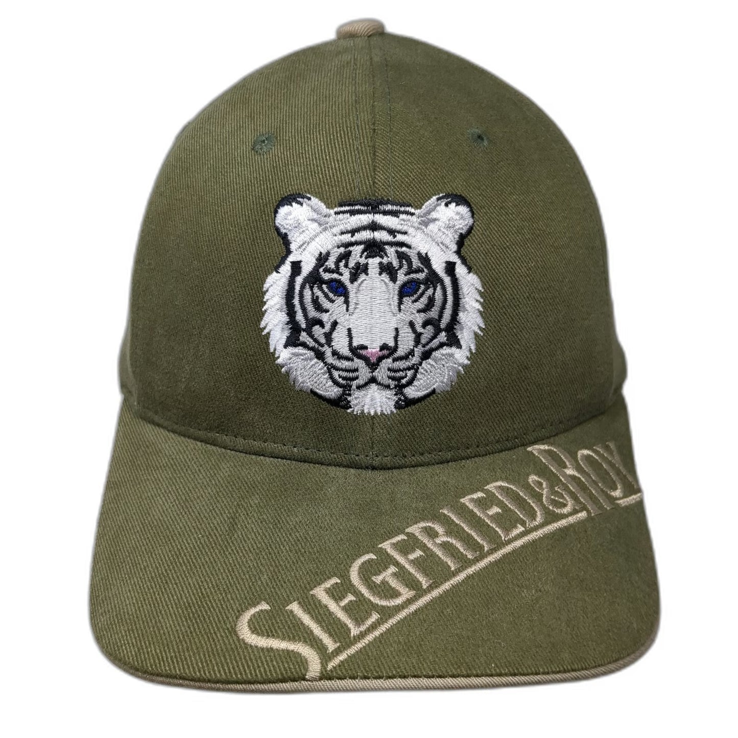 Mirage Las Vegas Baseball Cap Green One Size Siegfried & Roy White Tiger Hat