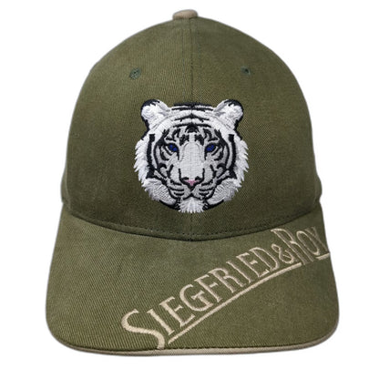 Mirage Las Vegas Baseball Cap Green One Size Siegfried & Roy White Tiger Hat