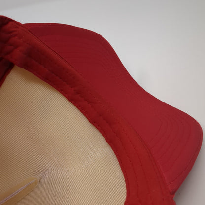 Just A Kid From Kansas City Snapback Rope Trucker Hat Red One Size