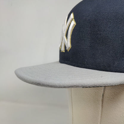 New Era Men's 9Fifty Snapback Hat Blue M-L New York Yankees World Series 27x