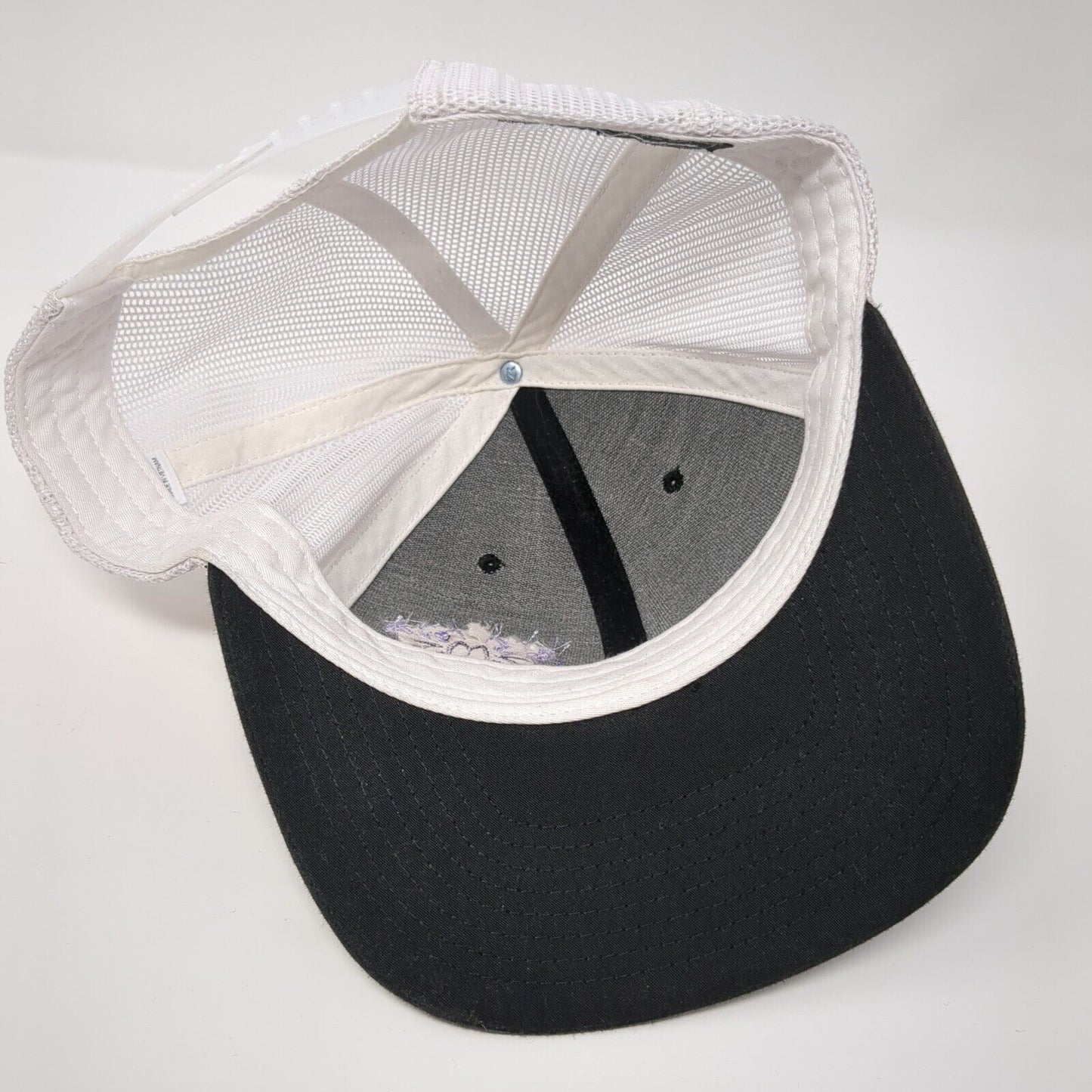 Foundation Logo Snapback Trucker Hat Black OSFA Mesh Back Richardson