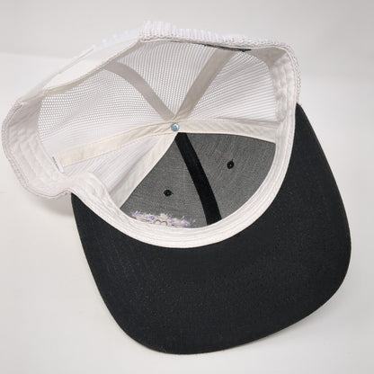 Foundation Logo Snapback Trucker Hat Black OSFA Mesh Back Richardson