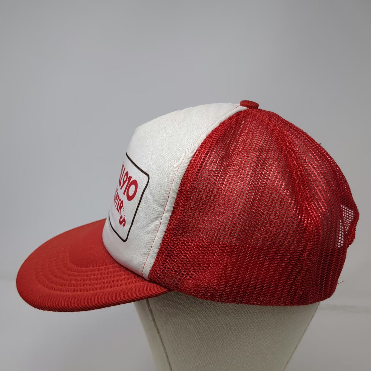 Red Trucker Hat One Size University of Utah Utes KALL 910 Radio Mesh Snapback