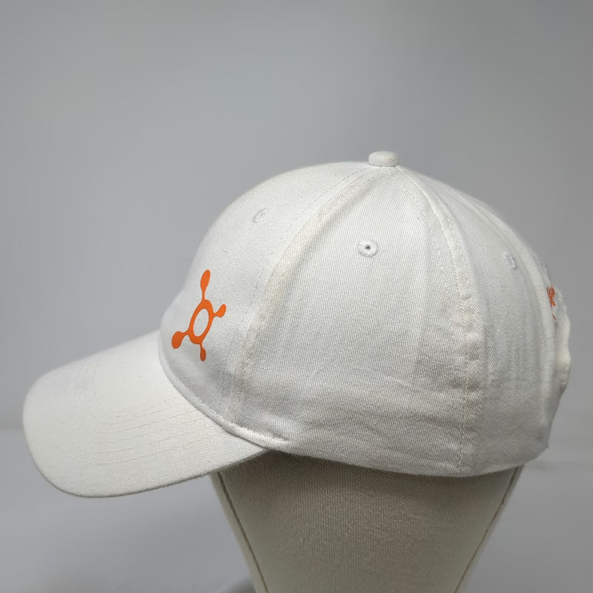 Orangetheory Fitness Snapback White One Size Cotton Logo Embroidery Gym Hat