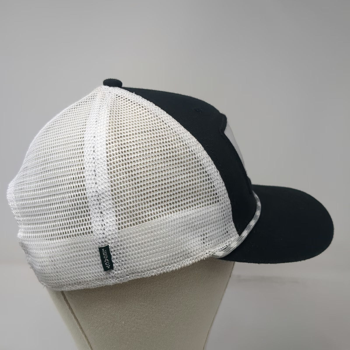Legacy Mack Trucks Bulldog Logo Trucker Hat Black One Size Mesh Snapback Rope