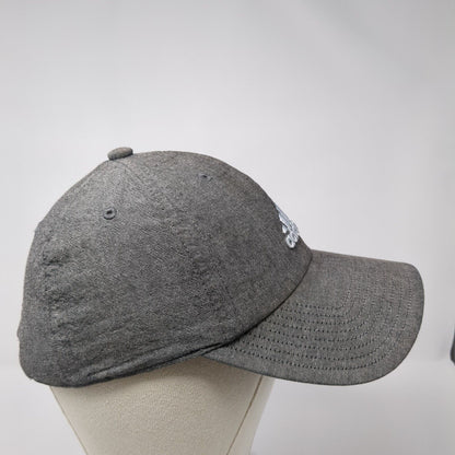 Adidas 3 Stripes Slideback Hat Gray One Size Embroidered Climalite