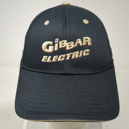 Otto Baseball Cap Black One Size Gibbar Electric Organic Cotton Strapback Hat
