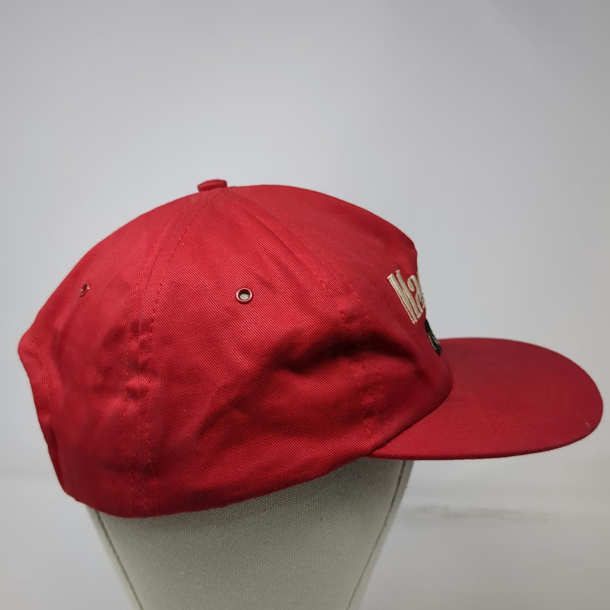 Vanguard 5 Panel Red Marlboro Racing Team 92 Formula 1 Car Snapback Hat Vintage