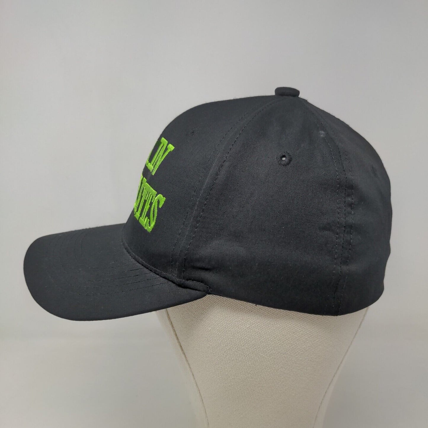 Delta Men's Fitted Hat Black Size M/L Black Embroidered San Jose Tizates Logo