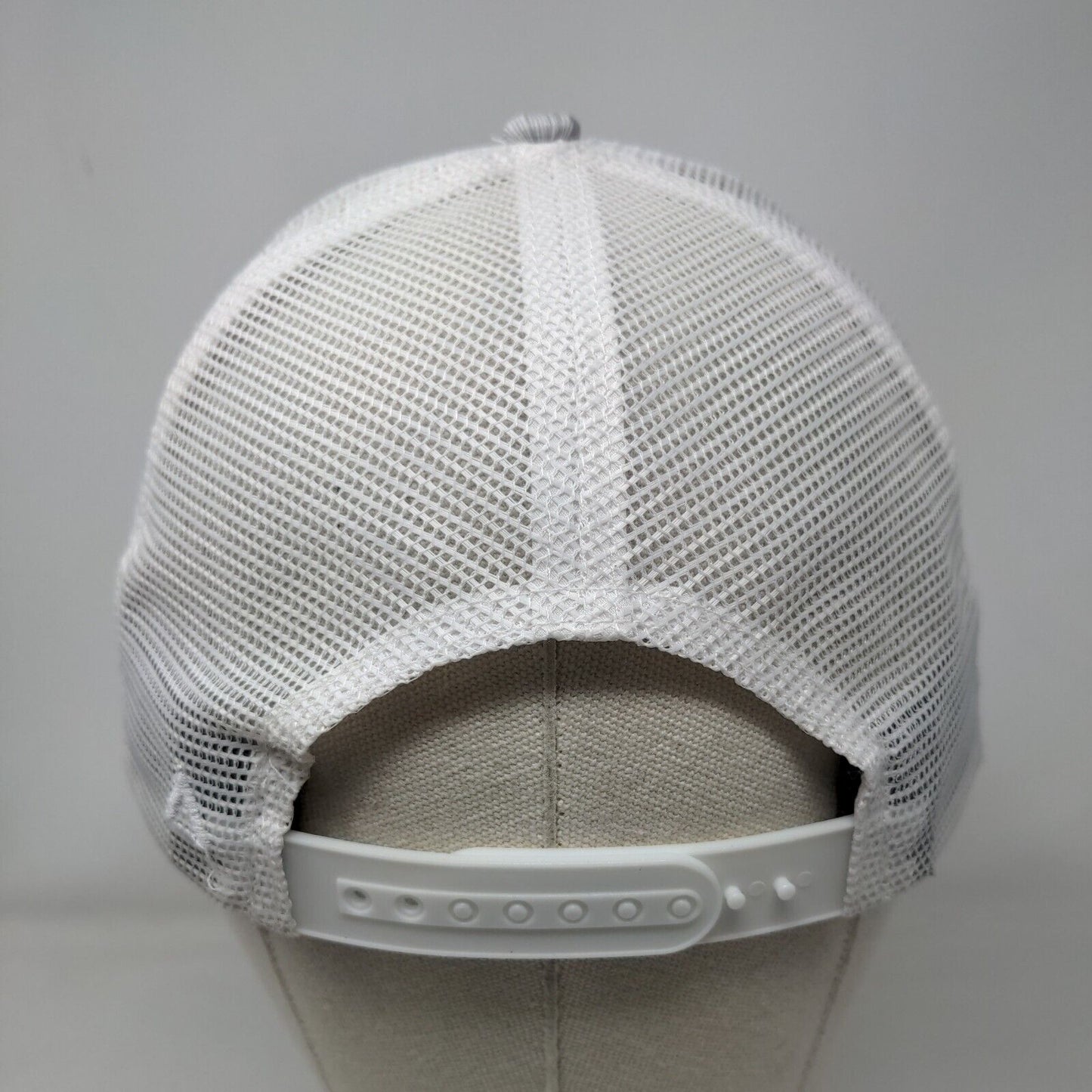 The Amelia River Club Snapback Trucker Hat Gray OS Classic Fit Mesh Back Ahead