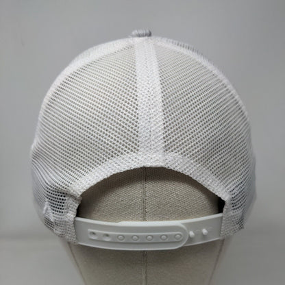 The Amelia River Club Snapback Trucker Hat Gray OS Classic Fit Mesh Back Ahead