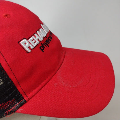 Rehab Authority Physical Therapy Snapback Trucker Hat Red One Size Cap America