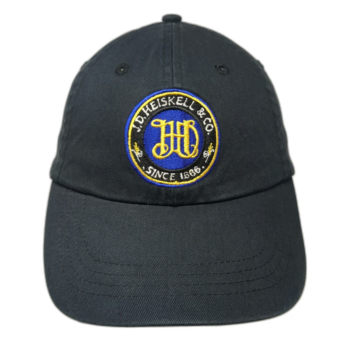 KC CAPS Baseball Cap Black One Size J.D. Heiskell & Co Cotton Slideback Hat