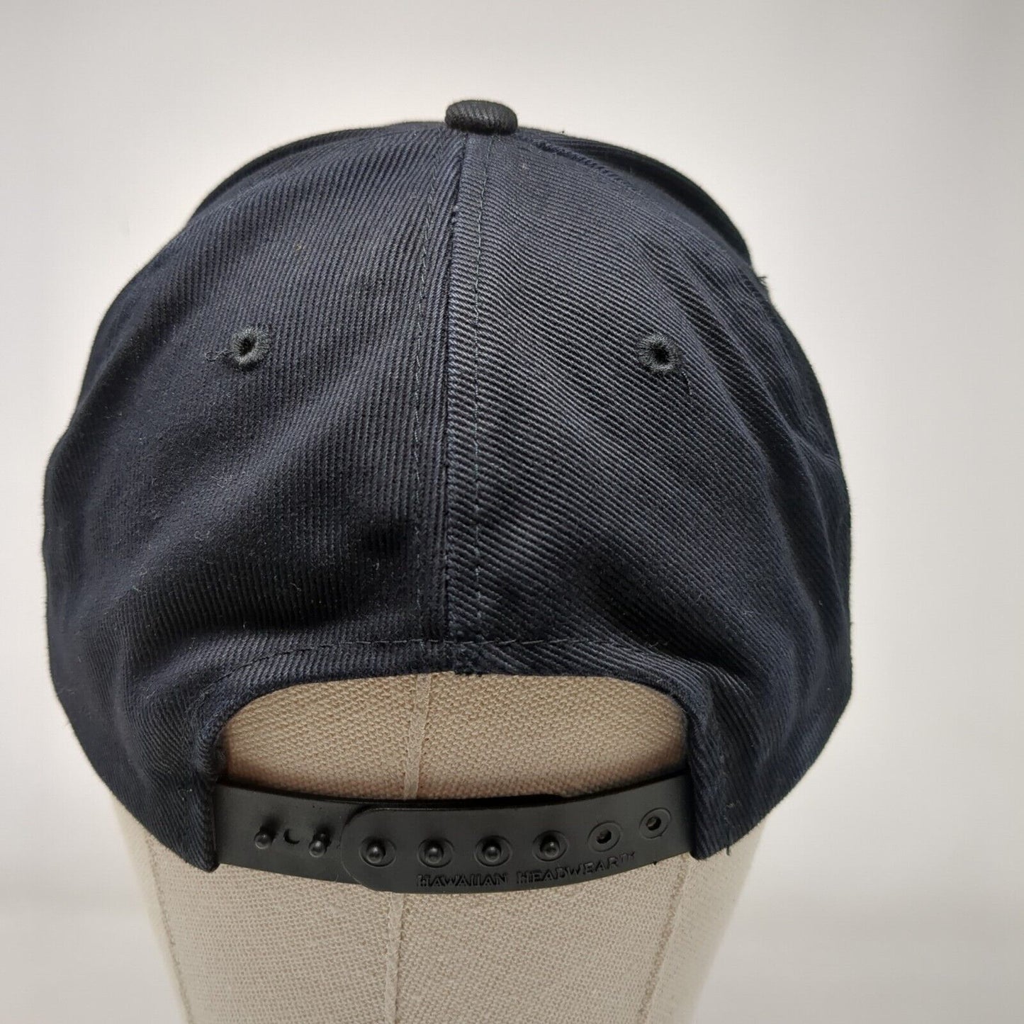 Hawaii Snapback Hat Black OSFA Solid Adjustable Embroidered Hawaiian