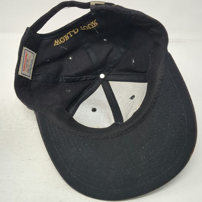 Yupoong Cap Gray World Tour Yanni Musician Concert Slideback Hat Vintage 90's
