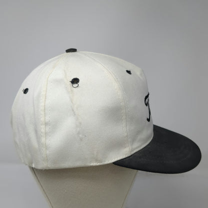 Titleist 5 Panel White Hat S Texace Golf Black Bill Green Underbrim USA Vintage