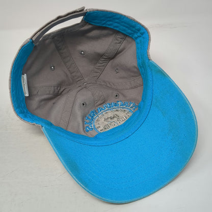 Blooming Onion Baseball Cap Gray Blue One Size Niagara Falls Strapback Hat Patch